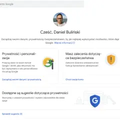Chcesz wiedzieć, jak usunąć konto Google? Na stronie zarządzania kontem Google znajdziesz opcje dotyczące prywatności i bezpieczeństwa.