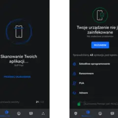 Skanowanie telefonu zakończone. Twoje urządzenie jest bezpieczne, nie znaleziono żadnych zagrożeń.