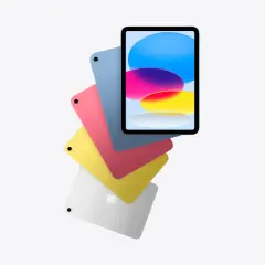 Jaki jest najnowszy iPad? Oto stos kolorowych iPadów: niebieski, różowy, żółty i srebrny, z niebieskim na górze.