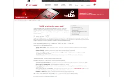 VoLTE to usługa rozmów HD przez LTE. Pozwala na krystalicznie czyste połączenia i jednoczesne korzystanie z szybkiego internetu.