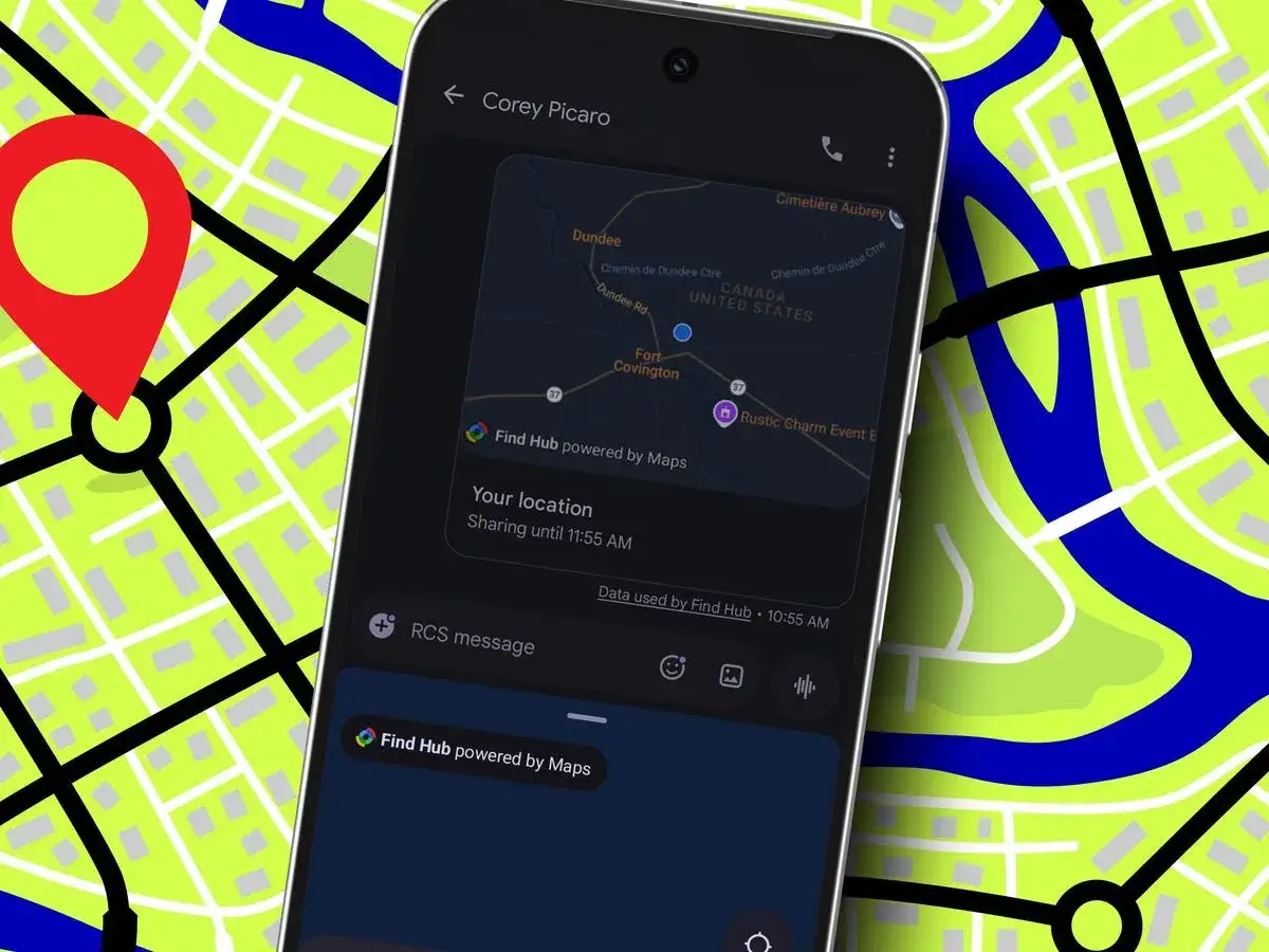 Jak wysłać pinezkę na mapie? Telefon pokazuje udostępnianie lokalizacji, co ułatwia nawigację i spotkania.