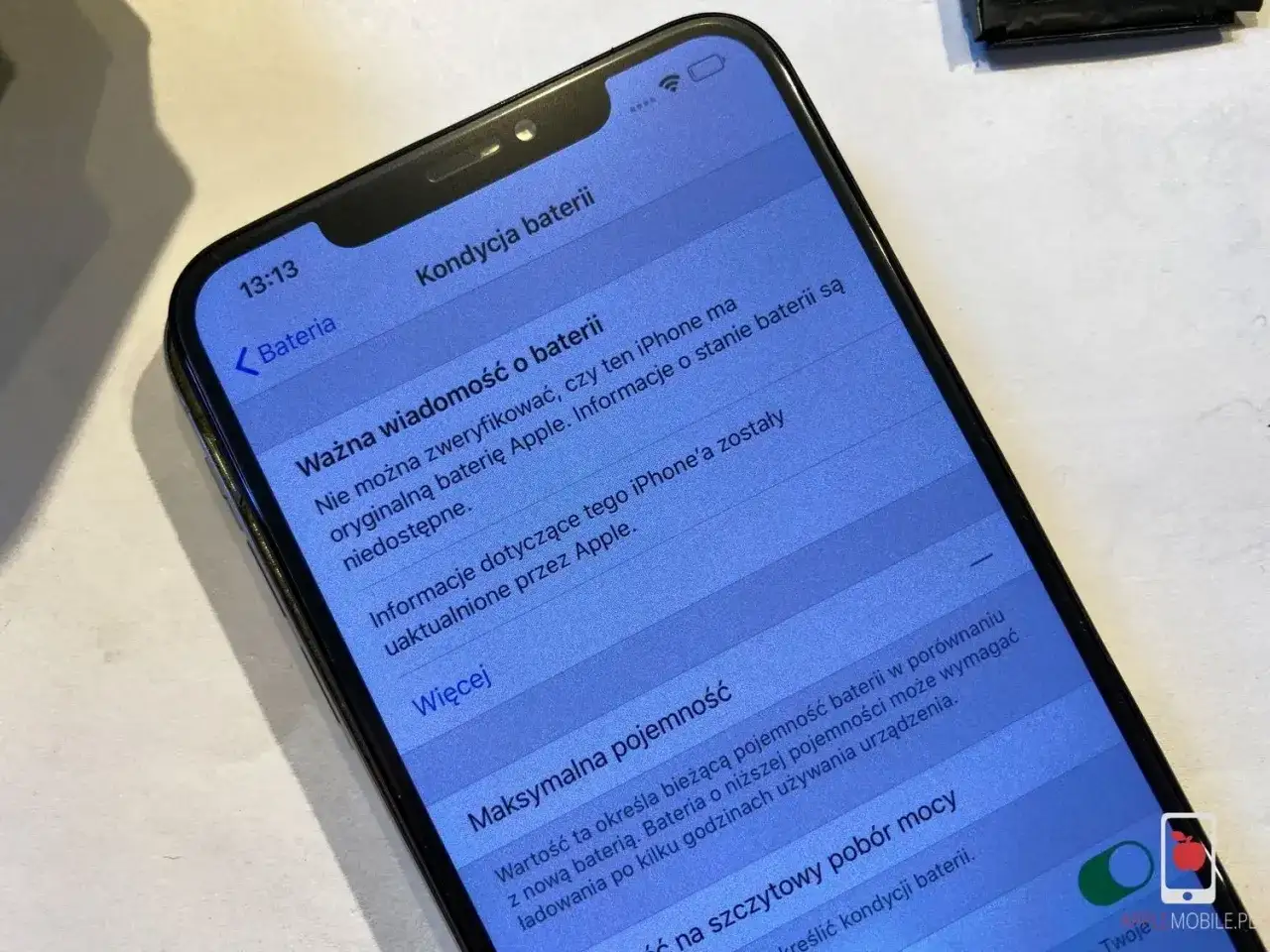 iPhone 11 - ważna wiadomość o baterii. Sprawdzam, ile kosztuje wymiana baterii w iPhone 11, bo ta nie jest oryginalna.